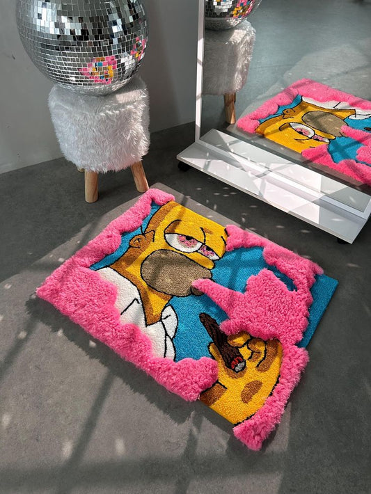 Homer Simpson rug